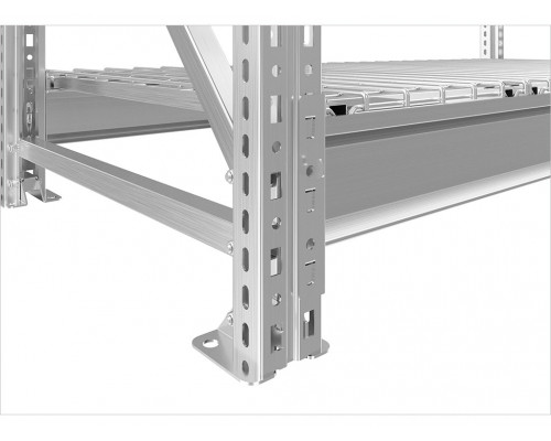 Стеллаж MS Pro 250/150x60/4 с сетчатыми полками Стеллаж MS Pro 250/150x60/4 с сетчатыми полками