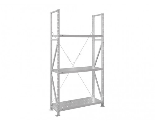 Стеллаж MS U 2000x1000x400/3 перфорированные полки Стеллаж MS U 2000x1000x400/3 перфорированные полки