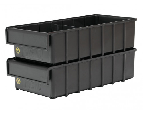 Ящик пластиковый Практик ESD 400x185x100 Ящик пластиковый Практик ESD 400x185x100