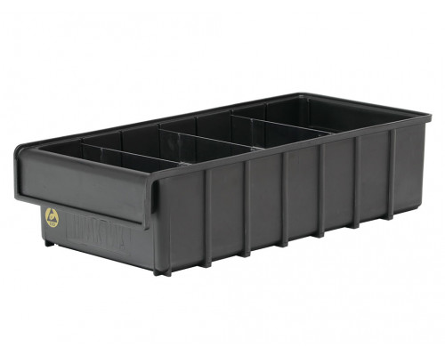 Ящик пластиковый Практик ESD 400x185x100 Ящик пластиковый Практик ESD 400x185x100