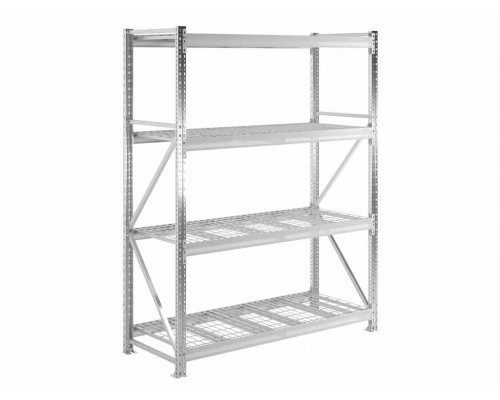 Стеллаж MS Pro 250/150x60/4 b с сетчатыми полками